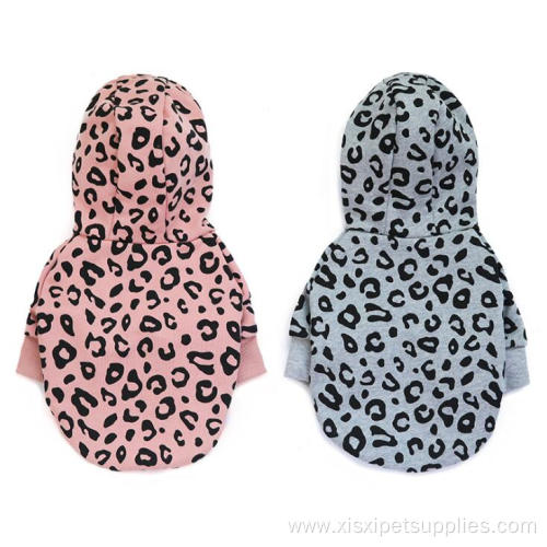 Designers Luxury Cozy Leopard Winter Dog Clothes Clothing